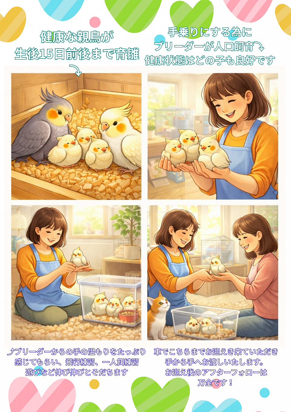 雛をお迎えするまで